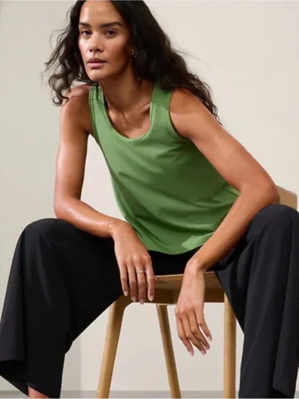 Athleta green essential tank